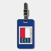ノースカロライナ ラゲッジタグ (正面縦)