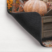 ノースカロライナ、リンビル、秋のカボチャ マウスパッド (コーナー)