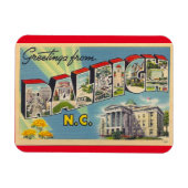 ノースカロライナ、ローリーダーマグネット マグネット (横)