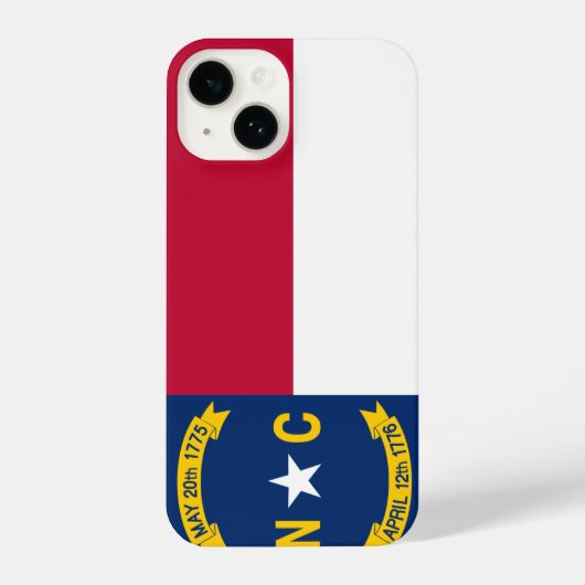 ノースカロライナ iPhoneケース (裏面)