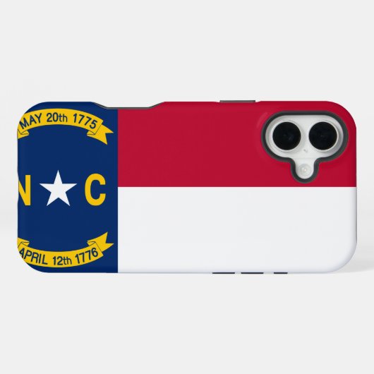 ノースカロライナ iPhoneケース (裏面横)