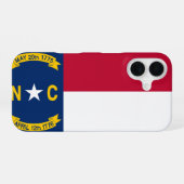ノースカロライナ iPhone 16ケース (裏面横)