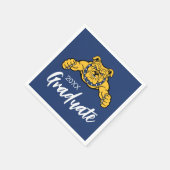 ノースカロライナA&T州大学 |ブルドッグ スタンダードカクテルナプキン (角)