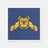 ノースカロライナA&T州大学 |ブルドッグ スタンダードカクテルナプキン (正面)