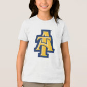 ノースカロライナA&T州大学 |ロゴ トライブレンドTシャツ (正面)