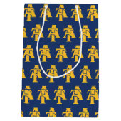 ノースカロライナA&T州大学 |ロゴ ミディアムペーパーバッグ (裏面)