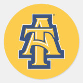 ノースカロライナA&T州大学 |ロゴ ラウンドシール (正面)