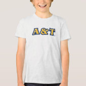 ノースカロライナA&T州大学 |ワードマーク(&T) トライブレンドＴシャツ (正面)