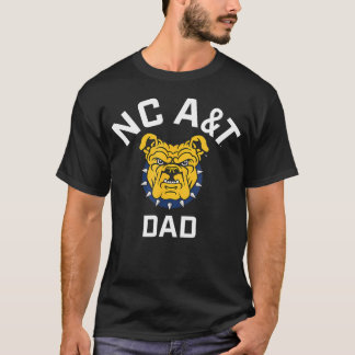 ノースカロライナA&T州立大学アギーズアーチ型ロゴ Tシャツ