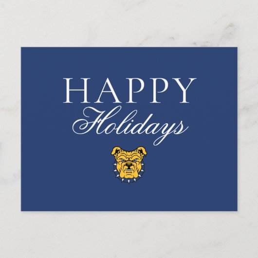 ノースカロライナA&T州立大学 | ブルドッグの顔 シーズンポストカード (正面)