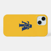 ノースカロライナA&T州立大学 | ロゴ iPhone 15ケース (裏面横)