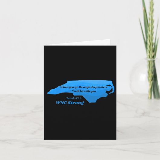 ノースカロライナWnc強いアパラチア強 カード (正面)