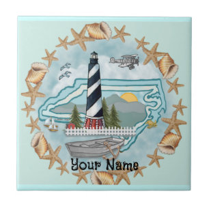ノースカロリーナシェルズライトハウスタイル タイル