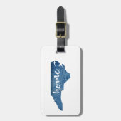 ノースカロリーナホームウッドグレイン ラゲッジタグ (正面縦)