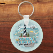 ノースカロリーナライトハウスキーチェーン キーホルダー (正面)