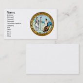 ノースカ素晴らしロライナのアザラシ 名刺 (正面/裏面)