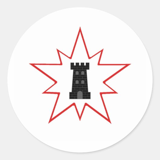 ノースキープスペシャルバッジのバーロニー ラウンドシール (正面)