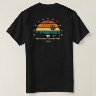 ノースコーストプライド レトロサンセットTシャツ Tシャツ