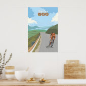 ノースコースト500 NC500 サイクリング 旅行ポスター ポスター (キッチン)