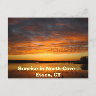 ノースコーブのサンライズ – Essex, CT ポストカード