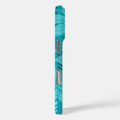 ノースショアハワイアンハイビスカスストライプズ Case-Mate iPhoneケース (裏面 / 右)