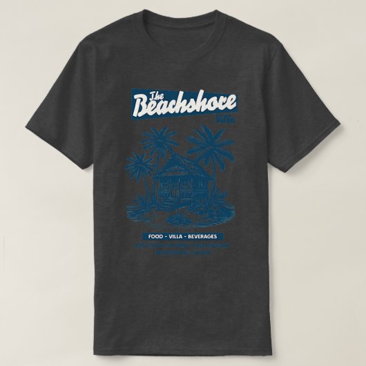 ノースショアハワイビーチハウスTシャツ Tシャツ (デザイン正面)
