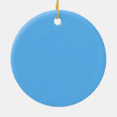ノースショアハワイブルーサーファーロゴオーナメント セラミックオーナメント (裏面)