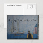 ノースショアポストカードからの挨拶 ポストカード (正面/裏面)