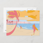 ノースショア、ハワイのはがき ポストカード (正面/裏面)