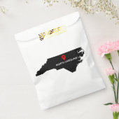 ノースシンプルエレガントカロライナ州の州結婚 フェイバーバッグ (封をした状態)