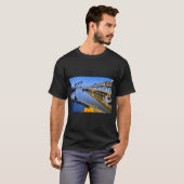 ノースシールズのフィッシュキーと澄んだ青空 Tシャツ (正面フル)