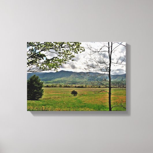 ノースジョージアマウンテンズシーンキャンバス キャンバスプリント (正面)