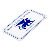 ノーススターアカデミーのカーマグネット マグネット (左側)