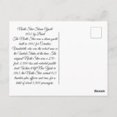 ノーススタースチームヨット1852 ポストカード (裏面)