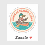 ノーススターチャーム_ミネソタルーンバードヴィンテージ シール (シート)