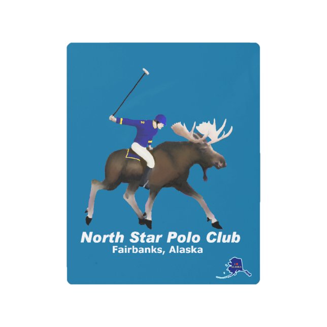 ノーススタームースポロクラブ メタルプリント (正面)