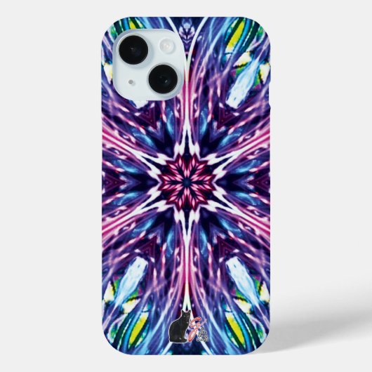 ノーススター万華鏡のように千変万化するパターン Case-Mate iPhoneケース (裏面)