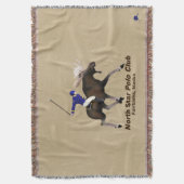 ノーススター(ムース)ポロクラブ スローブランケット (正面縦)