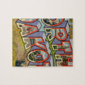 ノースダコタからの挨拶 ジグソーパズル (横)