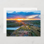 ノースダコタのセオドア・ルーズベルト公園 ポストカード (正面/裏面)