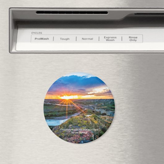 ノースダコタのセオドア・ルーズベルト公園 マグネット (インサイチュ (食洗機))