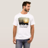 ノースダコタの地面を揺れ！ Tシャツ (正面フル)