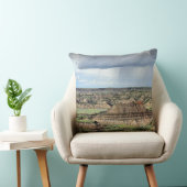 ノースダコタの荒地の色彩の鮮やかな渓谷 クッション (椅子)