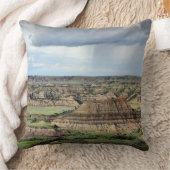 ノースダコタの荒地の色彩の鮮やかな渓谷 クッション (ブランケット)