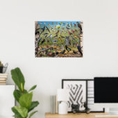 ノースダコタの裏庭の鳥のポスター ポスター (ホームオフィス)