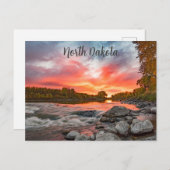 ノースダコタはがき ポストカード (正面/裏面)