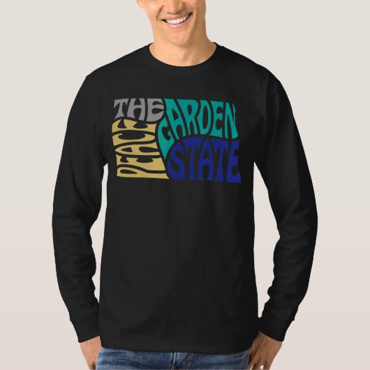 ノースダコタアンドアメリカ州シェイプモットー Tシャツ (正面)
