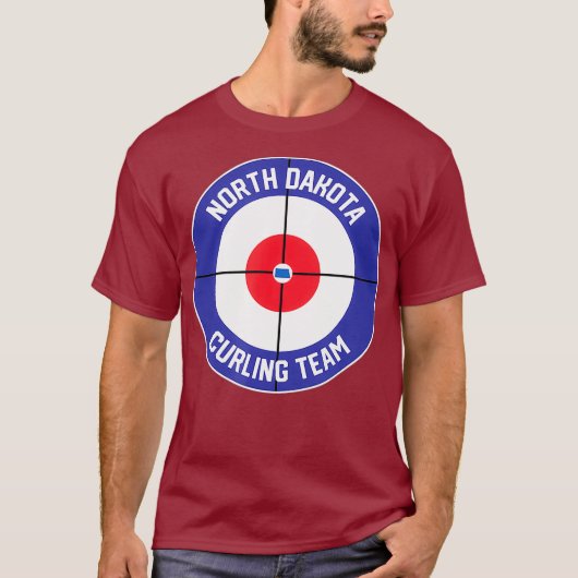 ノースダコタカーリングチームスイープロックND州 Tシャツ (正面)
