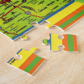 ノースダコタグリーティングポストカードジグソーパズル ジグソーパズル (側面)