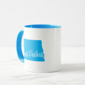 ノースダコタシェイプマグカップの州 マグカップ (正面左)